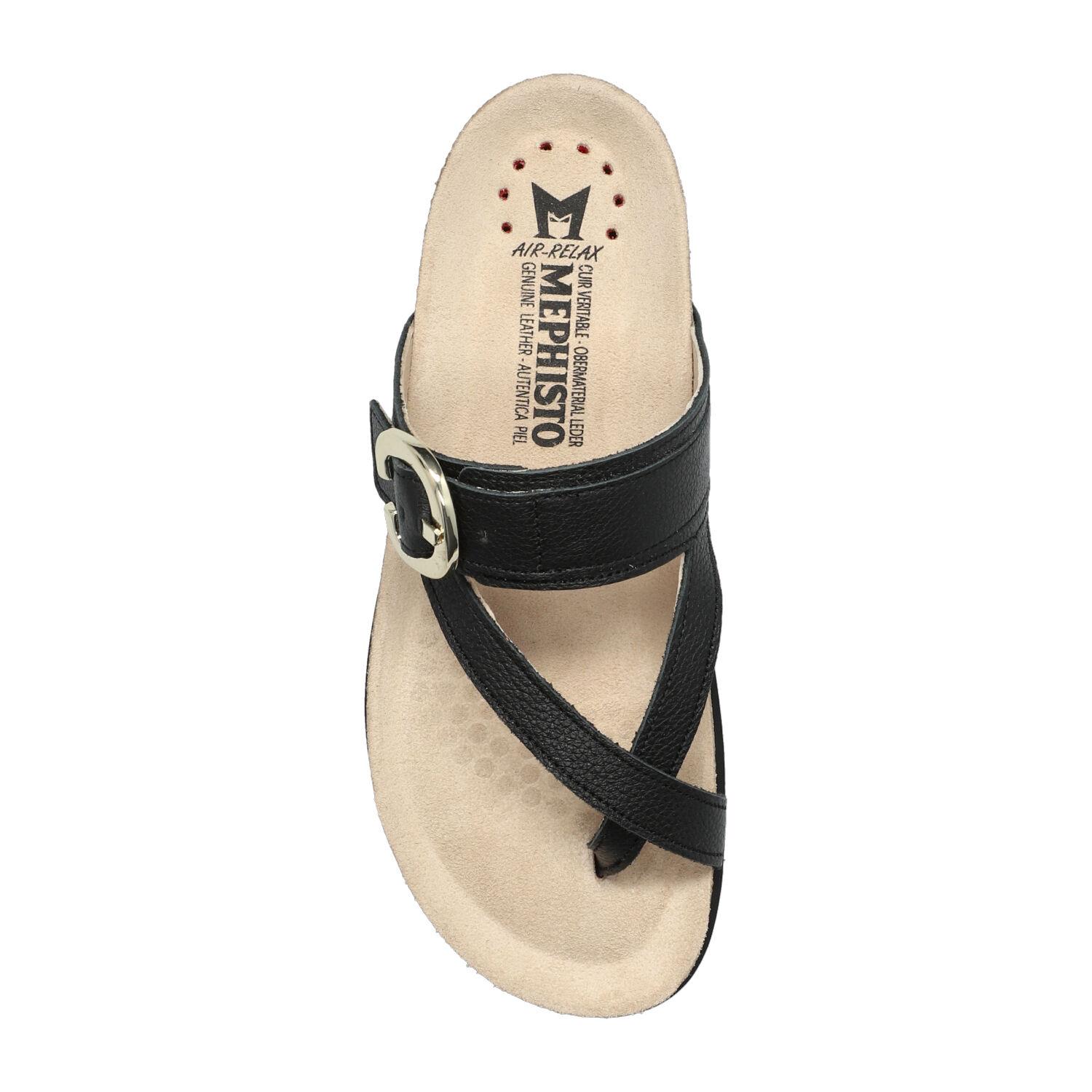 mules femme modèle Izaora Noir - Mephisto